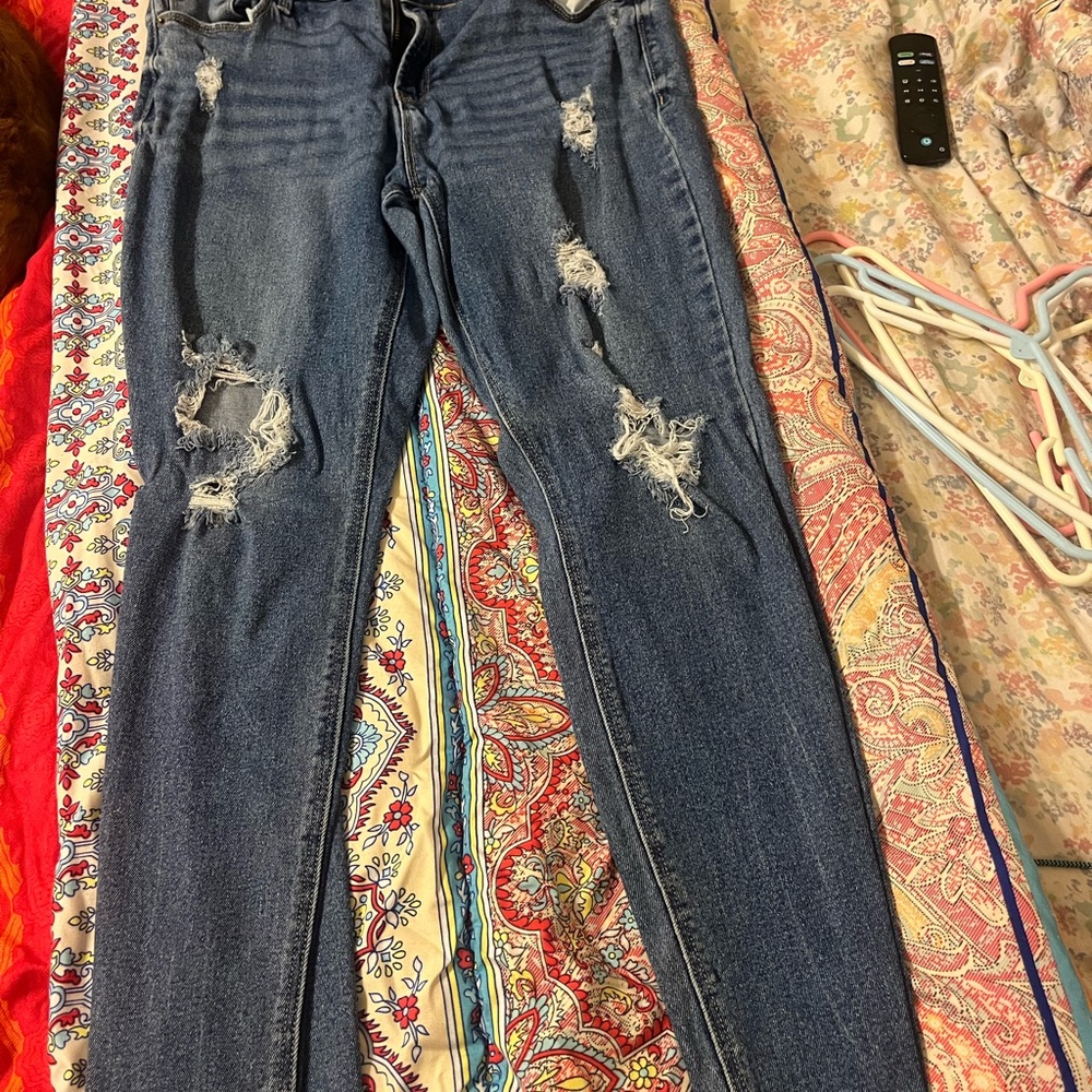 Old Navy Rockstar Super Skinny Mid Rise Jeans
